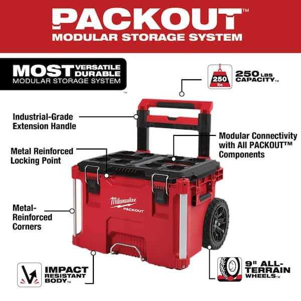Milwaukee M18 FUEL 18-Volt Lithium-Ion Brushless Cordless Gen II 18-Gauge Brad Nailer Woodworking Kit w/PACKOUT Tool Box - Image 4