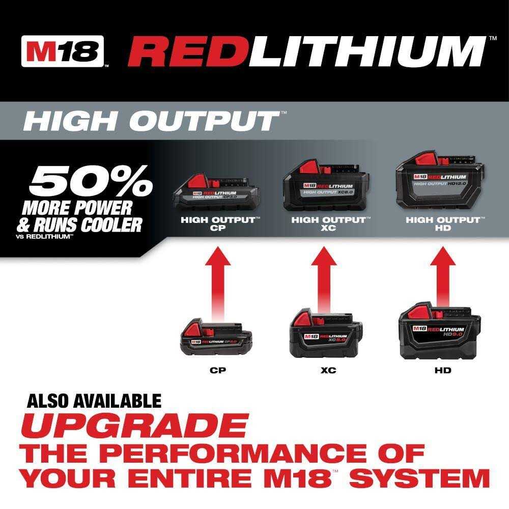 Milwaukee M18 18-V Lithium-Ion XC Starter Kit with One 5.0Ah Battery, Charger and 1/4 in. Hex Impact Driver - Image 4