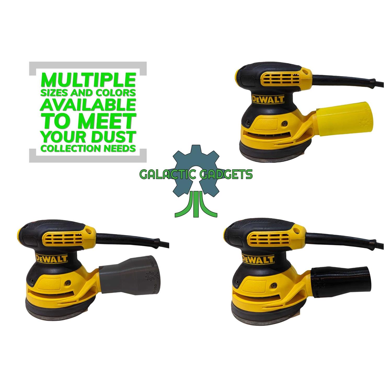 Galactic Gadgets Vacuum Adapter for Dewalt or Craftsman Sanders - Image 4