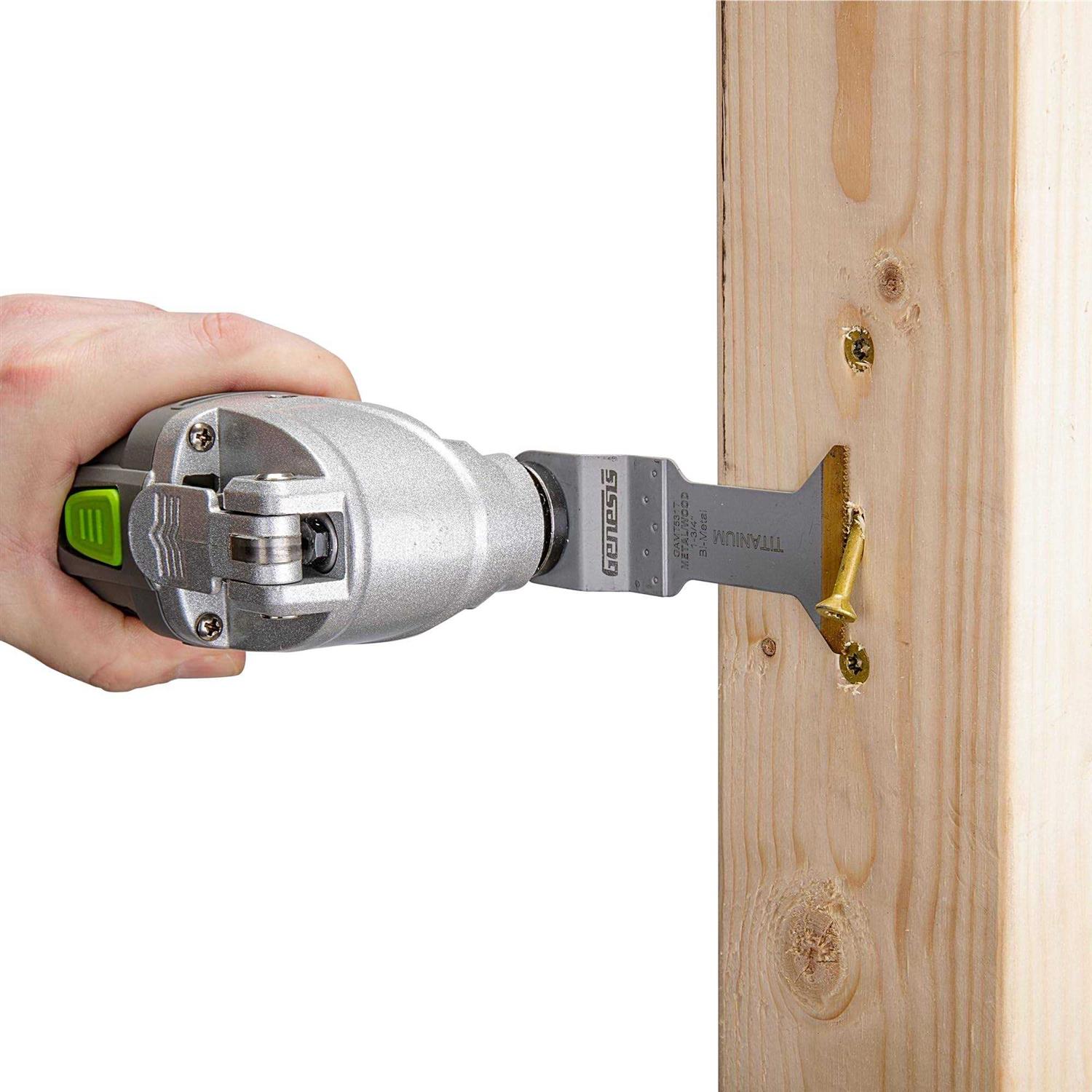 Genesis 3.5 Amp Variable-Speed Oscillating Multi-Tool Kit with 16-Piece Accessory Set, Accessory Storage Box, and Carrying Bag - Image 5