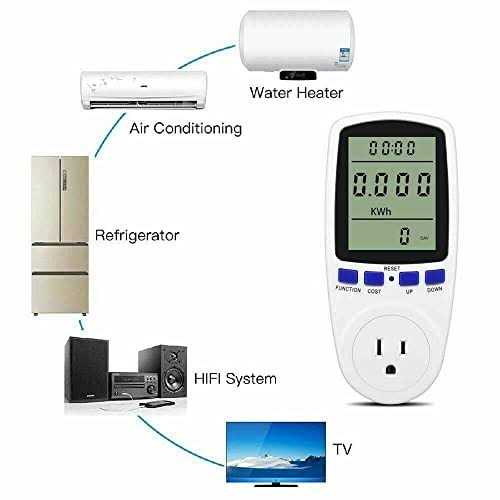 Digital Power Monitor Meter Usage Saving Energy Watt Amp Volt kWh Electricity Analyzer Monitoring Device Equipment System - Image 5