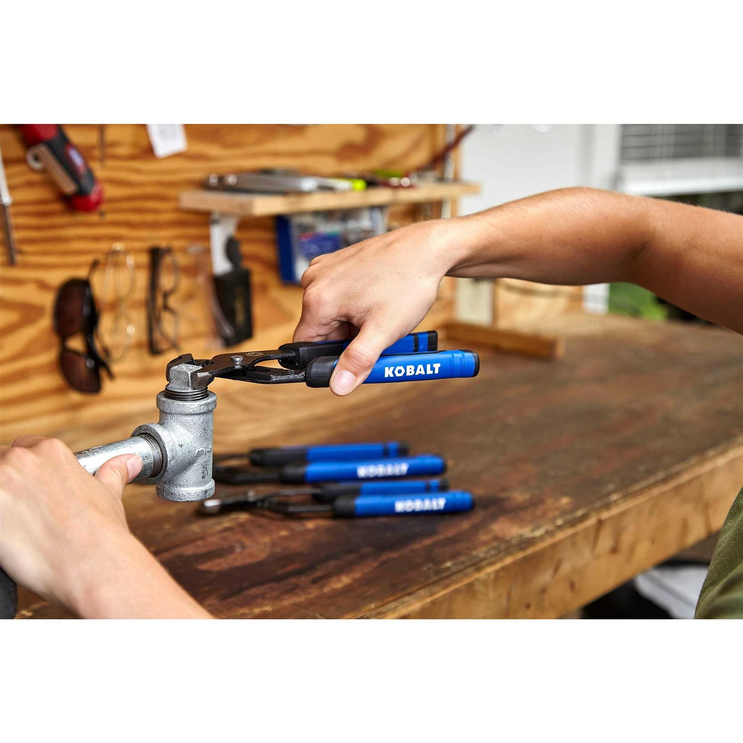 Kobalt 10-in Home Repair Tongue and Groove Pliers Swivel Tips 10034 - Image 3