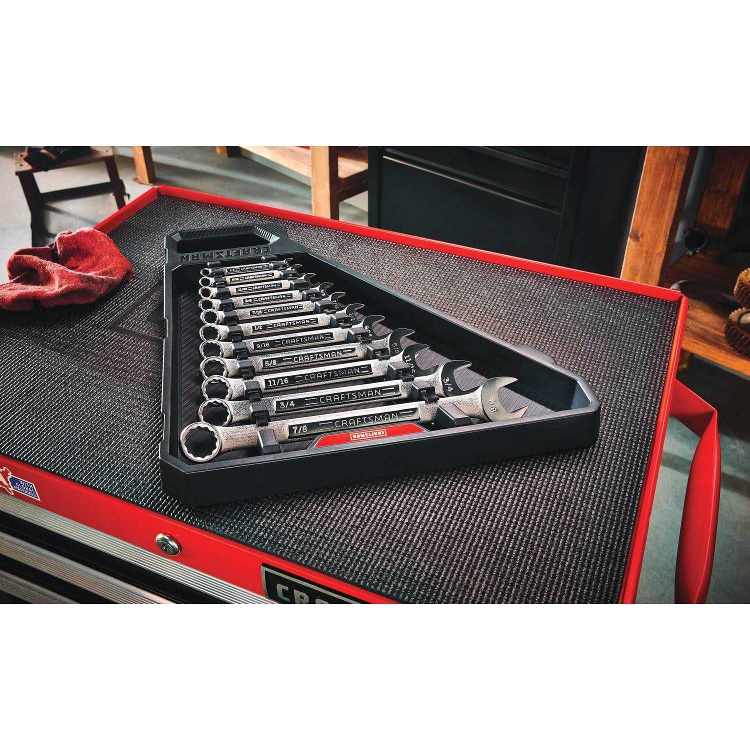 Craftsman SAE Combination Wrench Set 11 pc CMMT87018 - Image 3