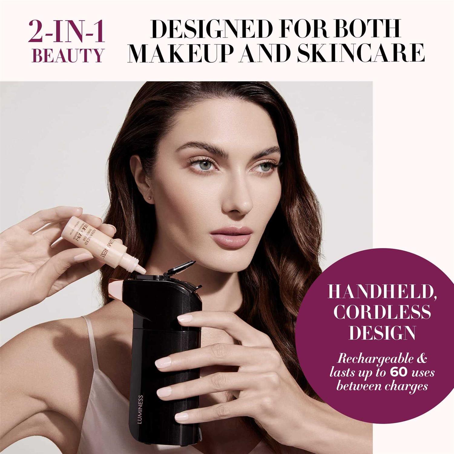 Luminess Breeze Duo Airbrush Makeup System Coverage 9-Piece Kit Includes 2x Silk Airbrush Foundation - Image 5