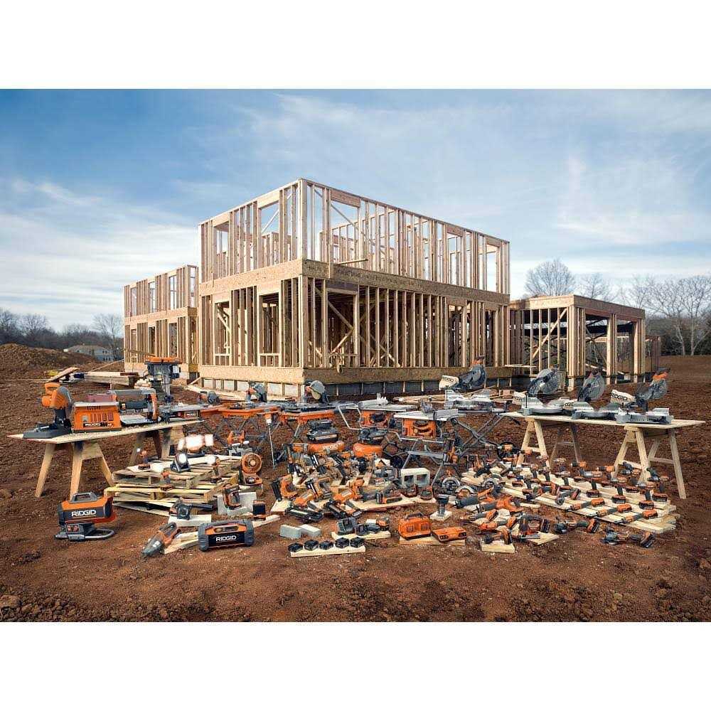 RIDGID 18V Brushless Cordless 7-1/4 in. Dual Bevel Sliding Miter Saw Ah MAX Output Lithium-Ion Battery - Image 4