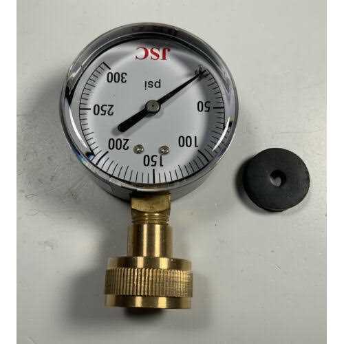 Jones Stephens 300 PSI Water Test Gauge J66300 - Image 5