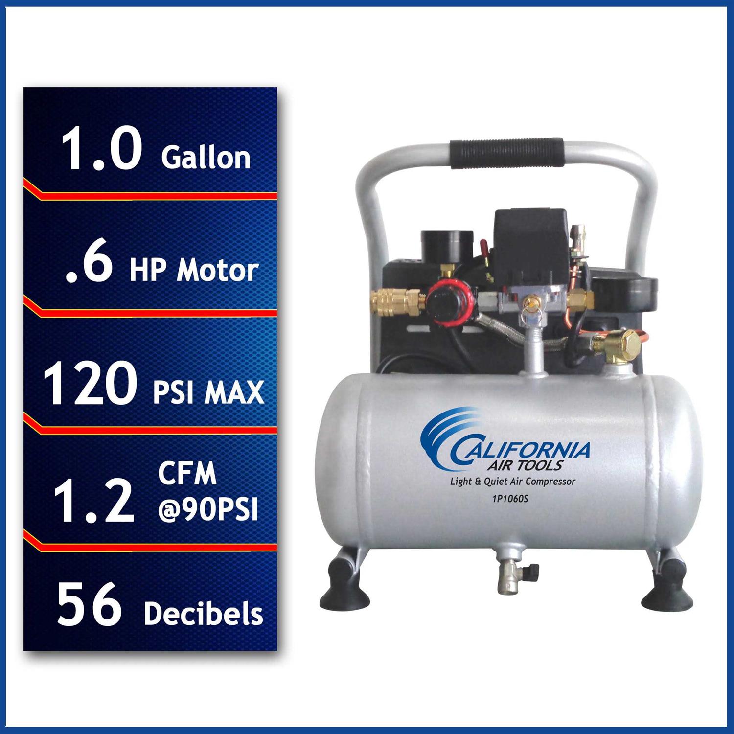 California Air Tools 1P1060S Light & Quiet Air Compressor - Image 3