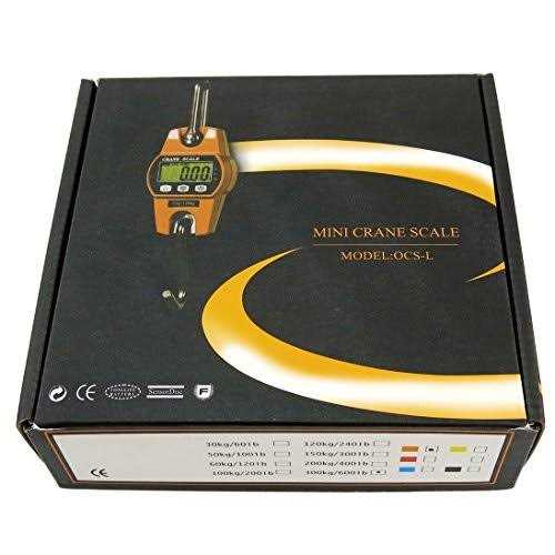 Outmate Mini Digital Crane Scale 300kg/600lbs with LED - Image 4