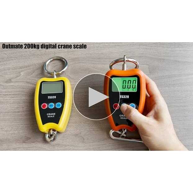 Outmate Mini Digital Crane Scale 300kg/600lbs with LED - Image 3