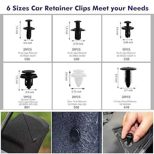 Glk 248pcs Trim Removal Tool Pry Door Panel Radio Stereo Terminal Kit Fasteners Remover With Car Retainer Bumper Clips at MechanicSurplus.com - Image 3