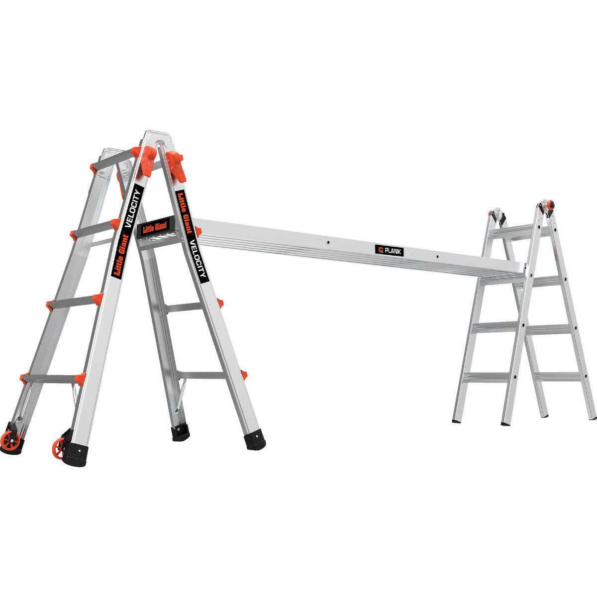 Little Giant Velocity 17 ft. H Aluminum Extension Ladder Type IA - Image 5