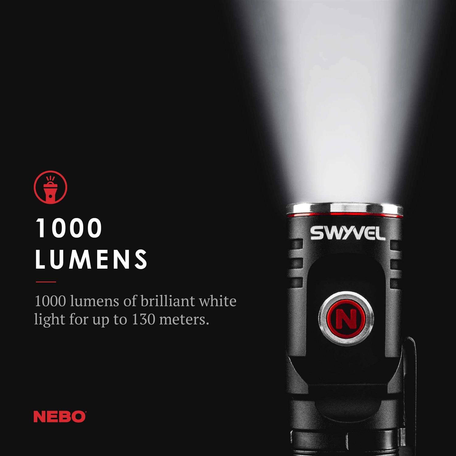 NEBO SWYVEL Rechargeable Flashlight - Image 3