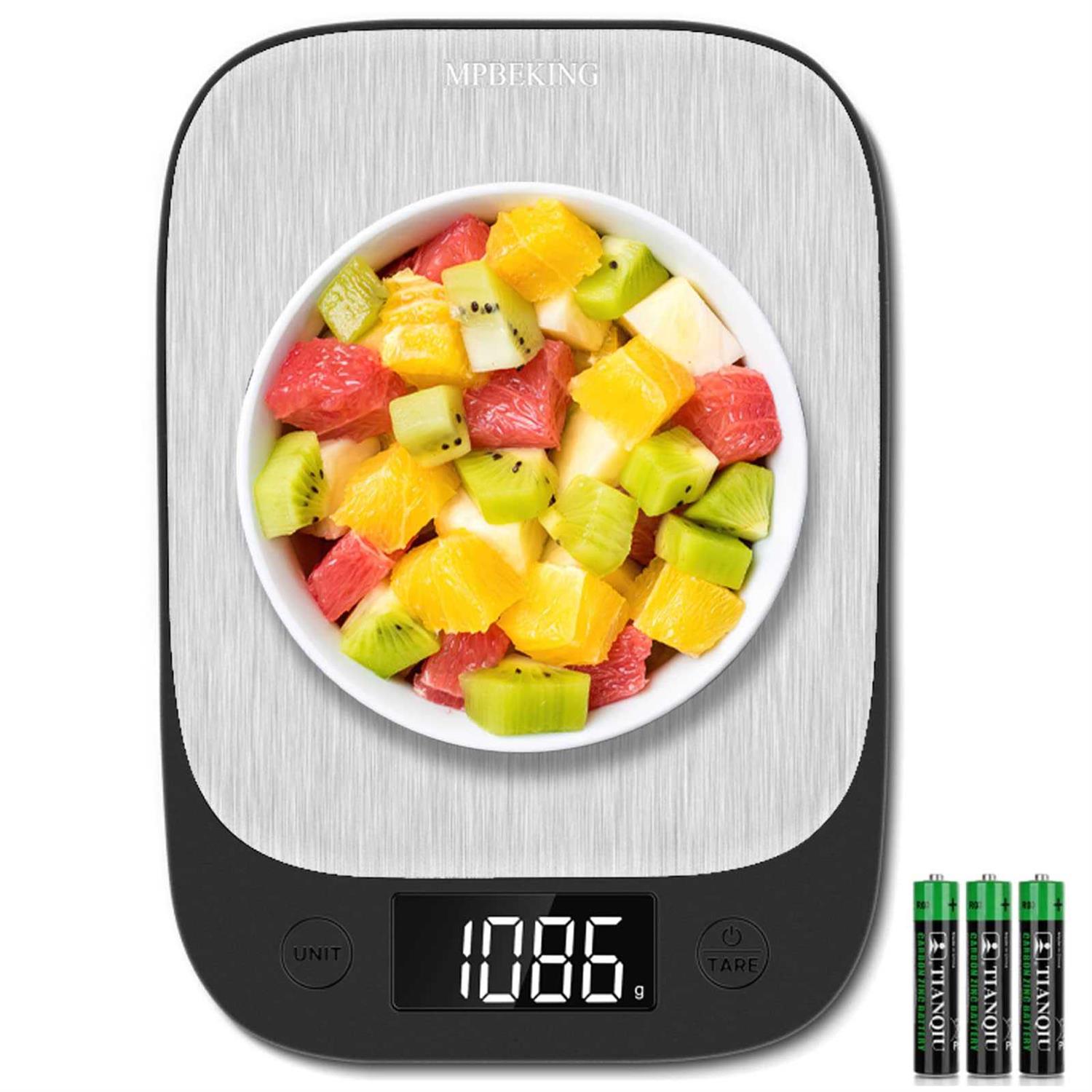 MPBEKING Digital Food Scale, Kitchen Scale Weight Grams and Oz for Weight Loss - Image 4