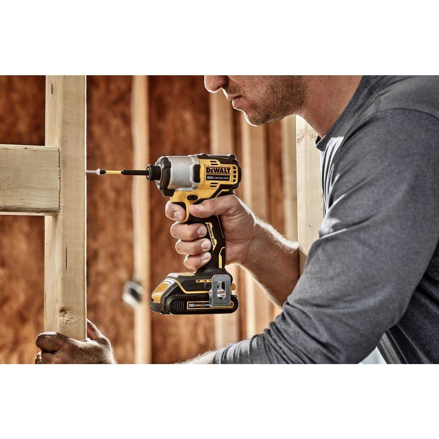 DeWalt DCF840B 20V MAX 1/4 in. Brushless Cordless Impact Driver - Image 4