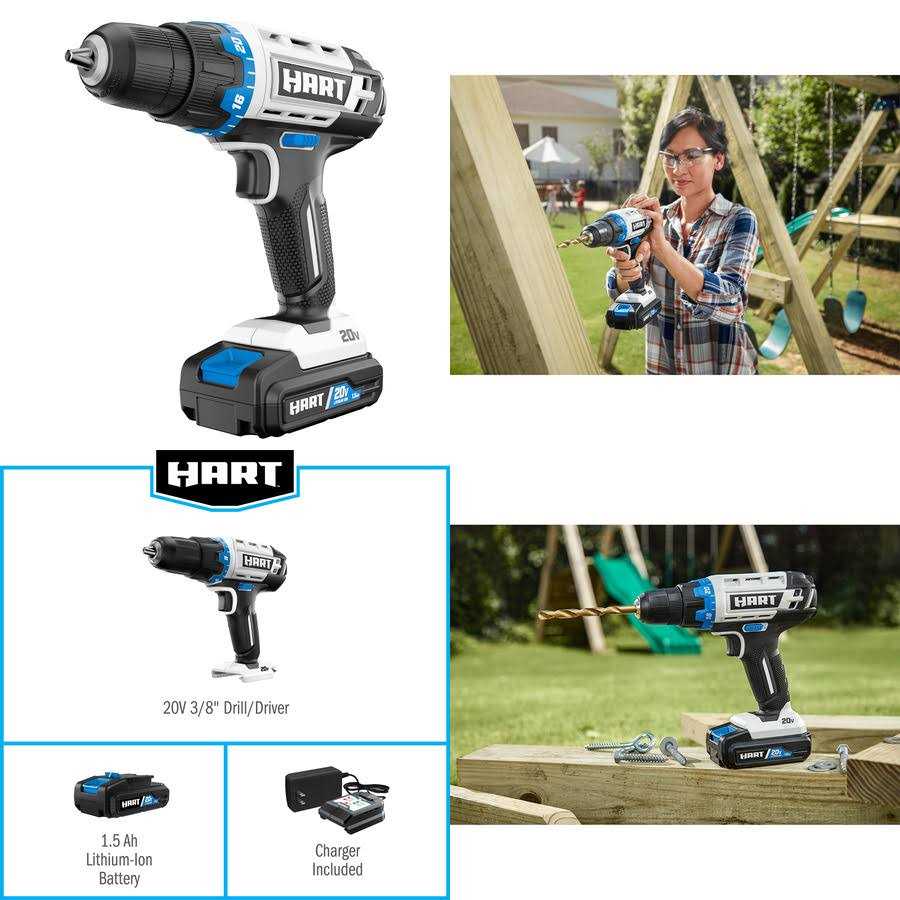 Hart 20-Volt Cordless 3/8-inch Drill/Driver Kit - Image 3