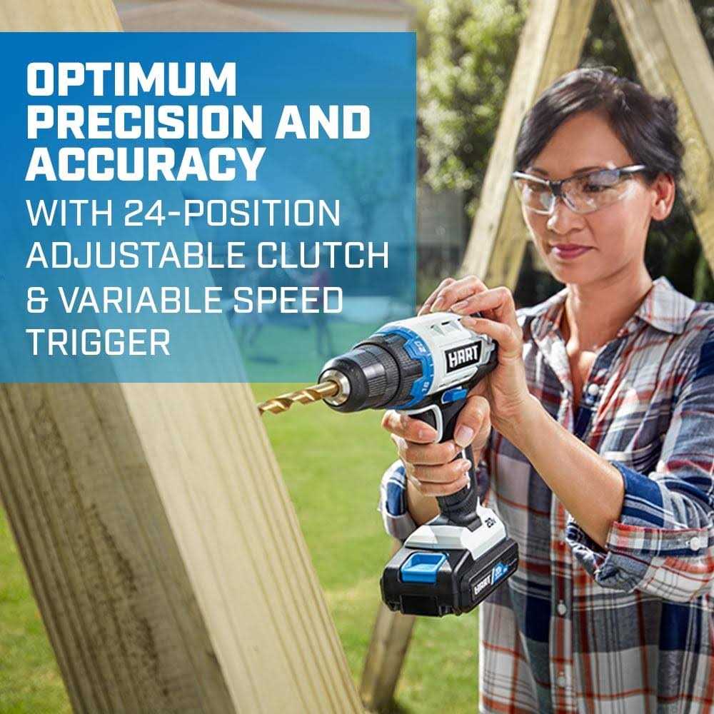 Hart 20-Volt Cordless 3/8-inch Drill/Driver Kit - Image 4