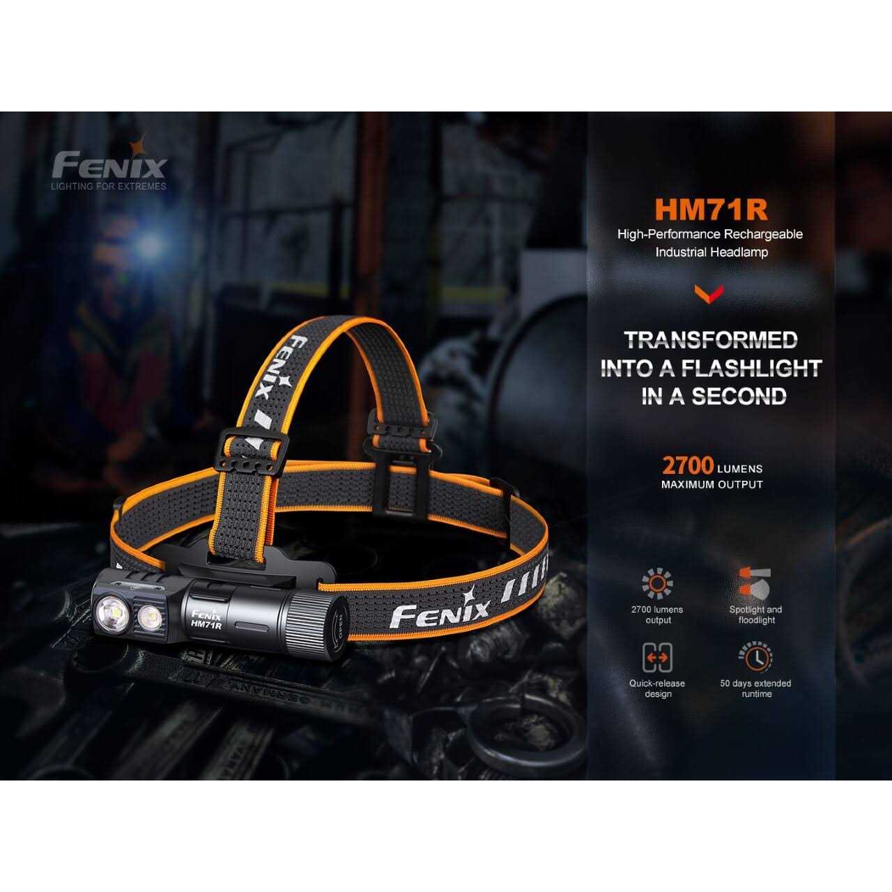 Fenix HM71R Headlamp Rechargeable - Image 5