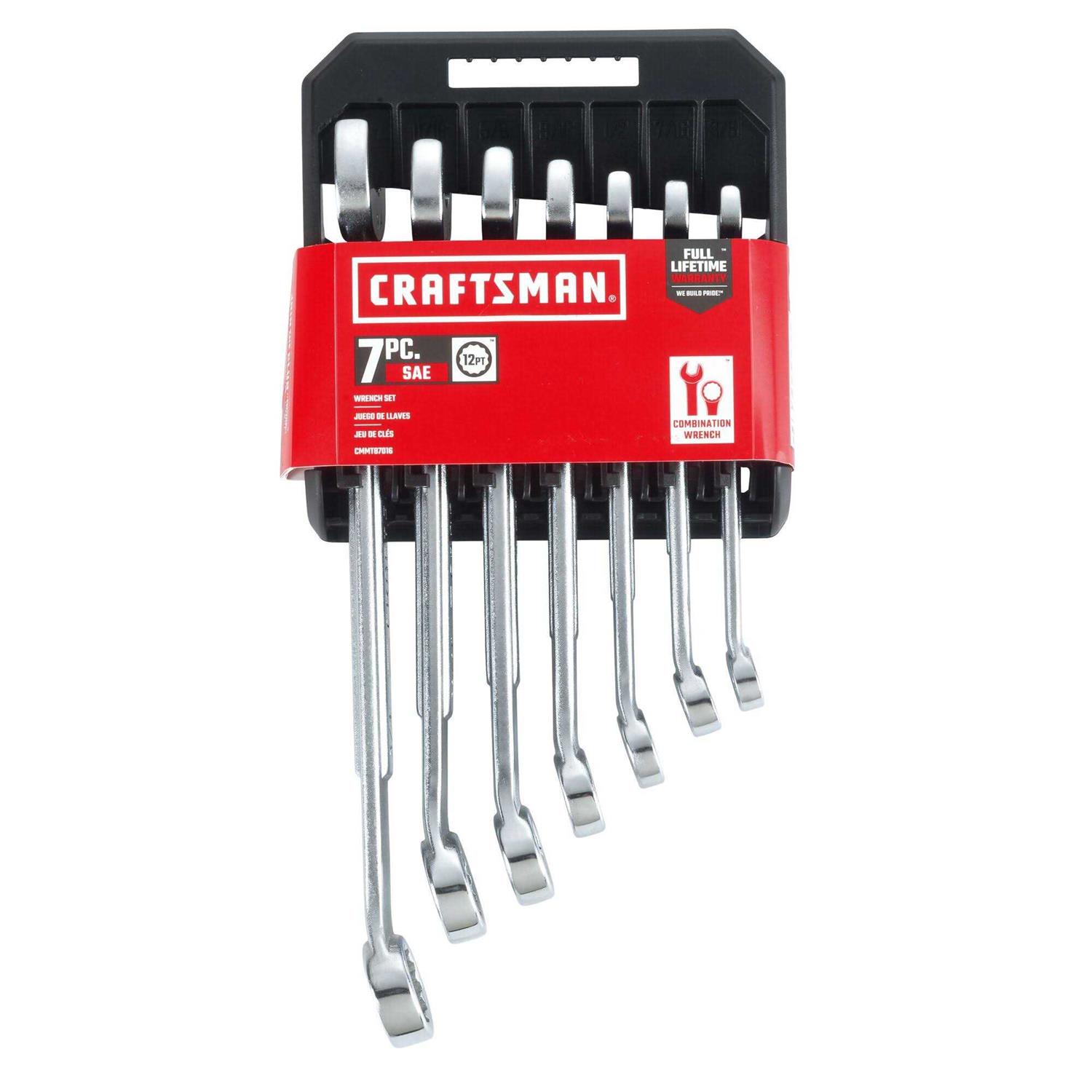 Craftsman SAE Combination Wrench Set 7 pc - Image 3
