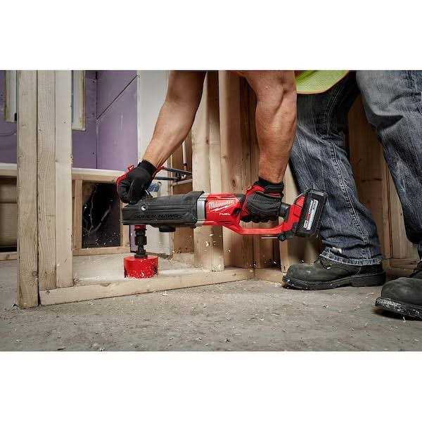 Milwaukee M18 FUEL 18-Volt Lithium-Ion Brushless Cordless GEN 2 Super Hawg 1/2 in. Right Angle Drill - Image 4