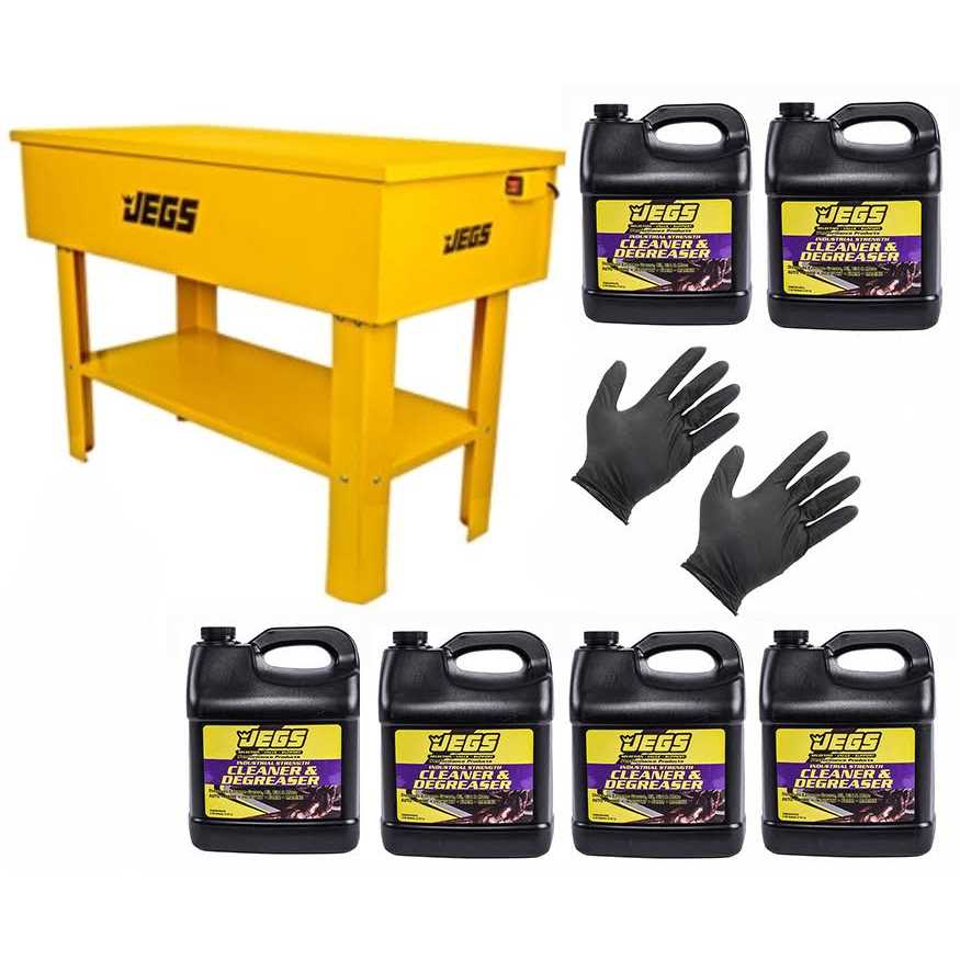 Jegs 40 Gallon Parts Washer with 24 Gallon Solvent Capacity & Electric Pump - Image 3