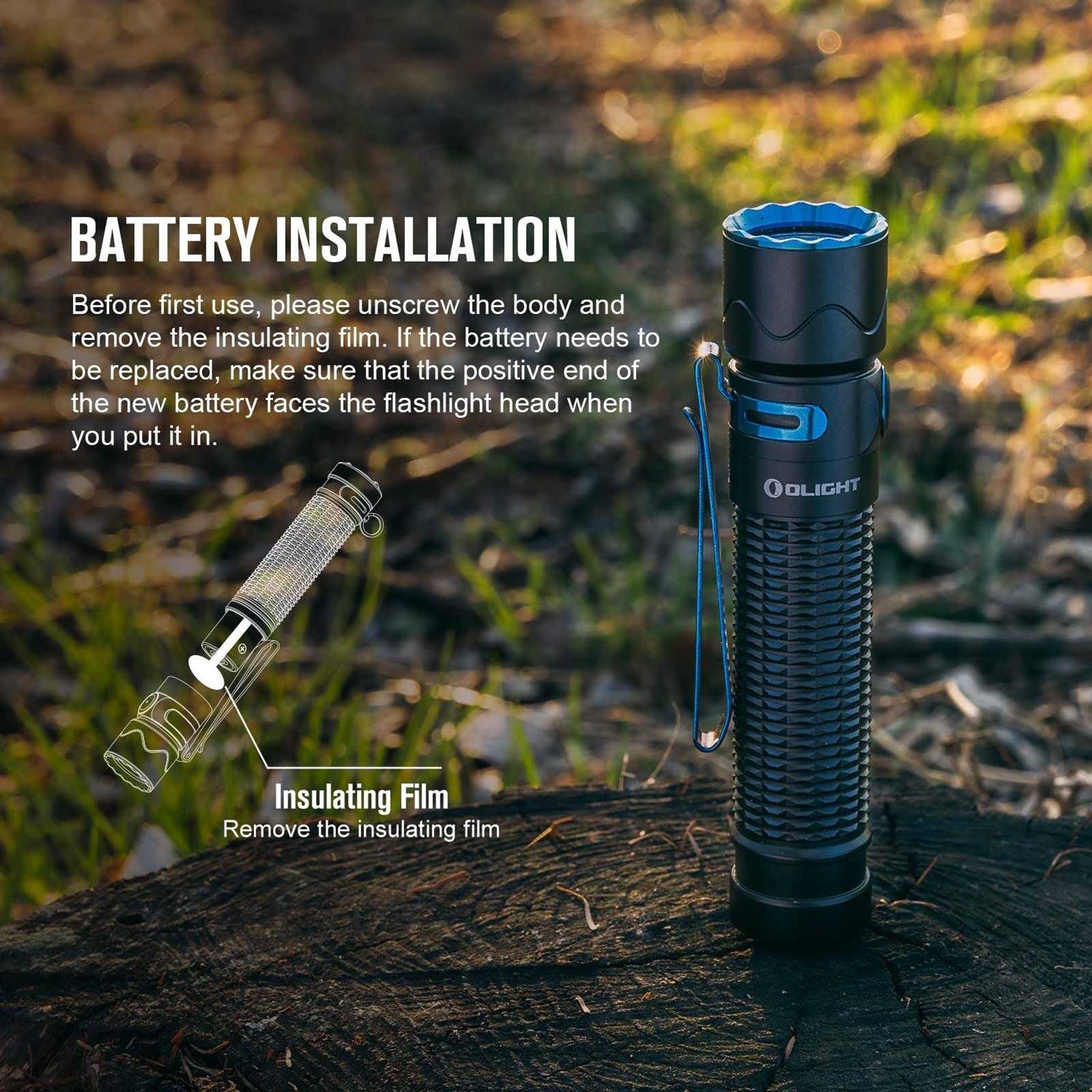 OLIGHT Warrior Mini2 1750 Lumens Rechargeable Tactical Flashlight with Dual Switch and Proximity Sensor - Image 5