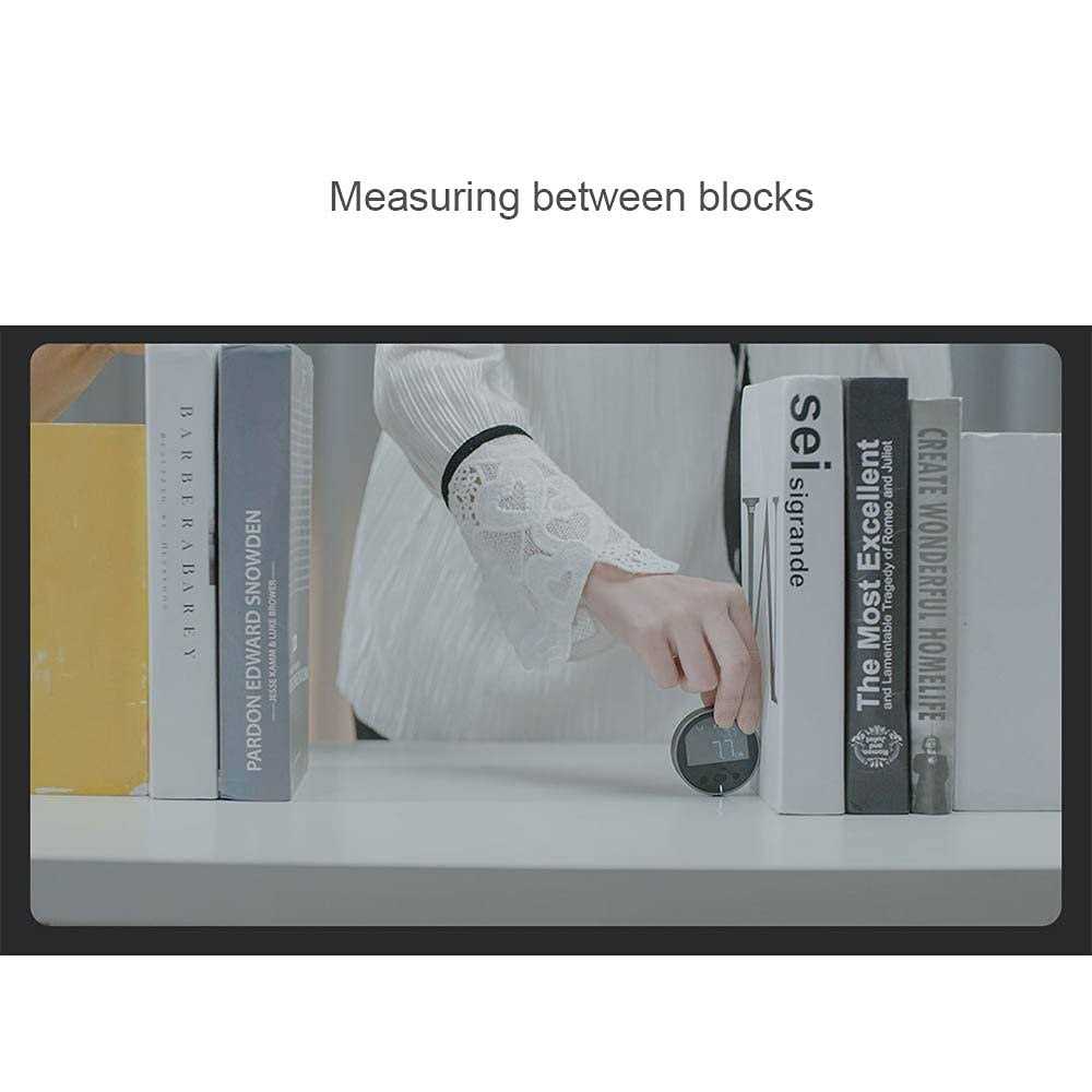 HomeMagician 324 ft Electronic Digital Tape Measure with LCD Display Digital Ruler Rechargeable Small Smart Long Distance Rolling Measuring Tool - Image 4