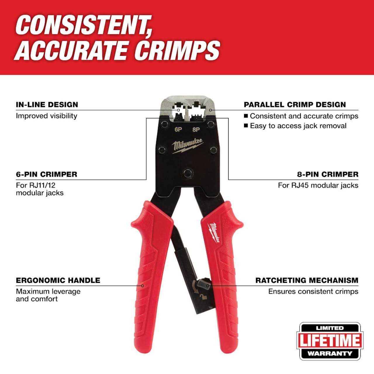 Milwaukee 48-22-3075 Modular Crimper - Image 5