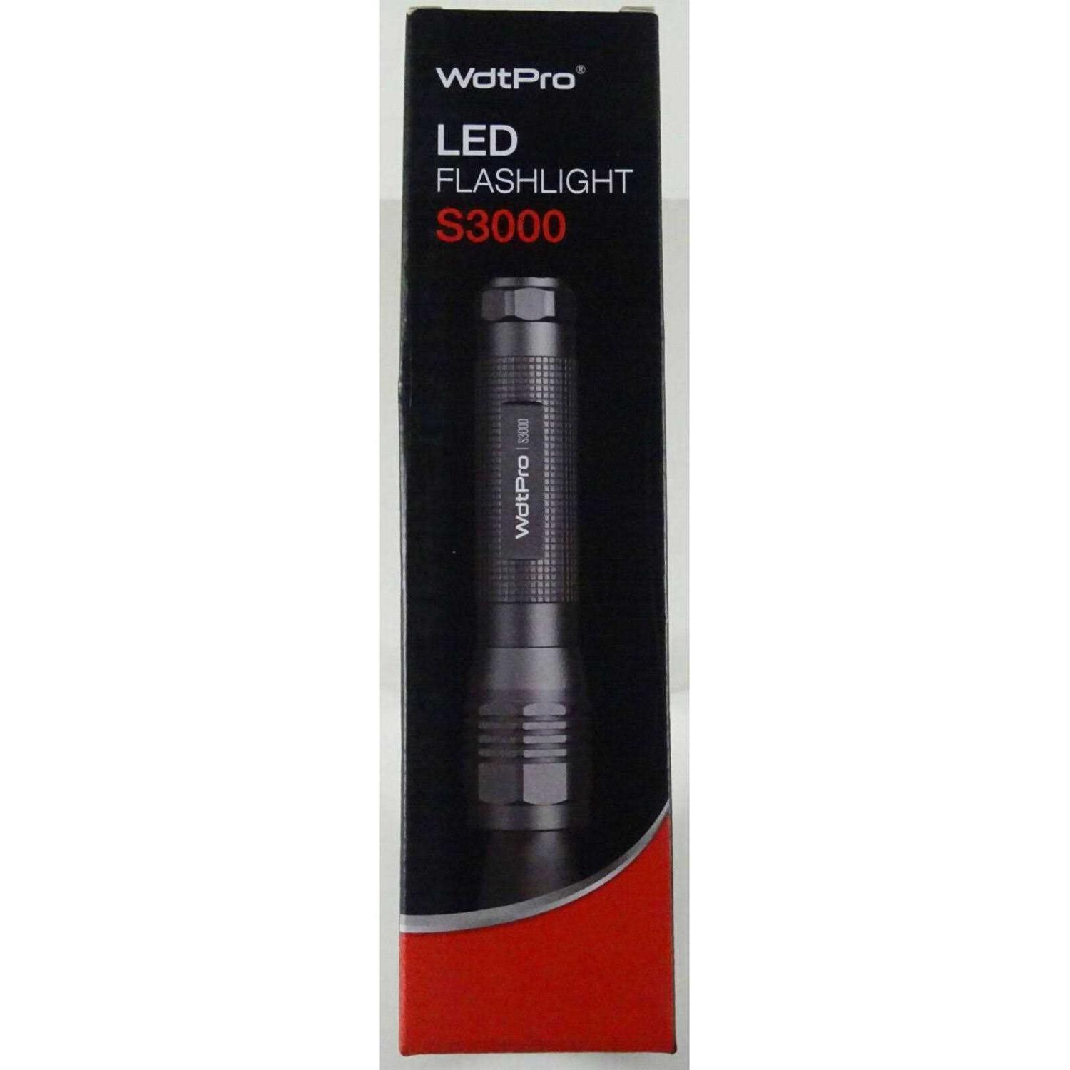 High-Powered LED Flashlight S3000, WdtPro Super Bright Flashlights High Lumen, IP67 Water Resistant, 3 Modes and Zoomable for Camping - Image 3