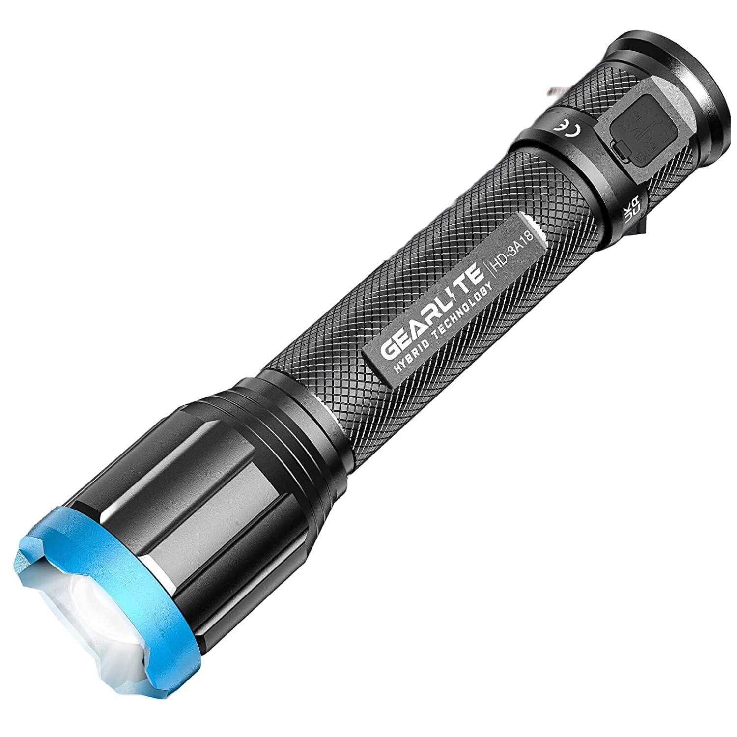High-Powered LED Flashlight S3000, WdtPro Super Bright Flashlights High Lumen, IP67 Water Resistant, 3 Modes and Zoomable for Camping - Image 4