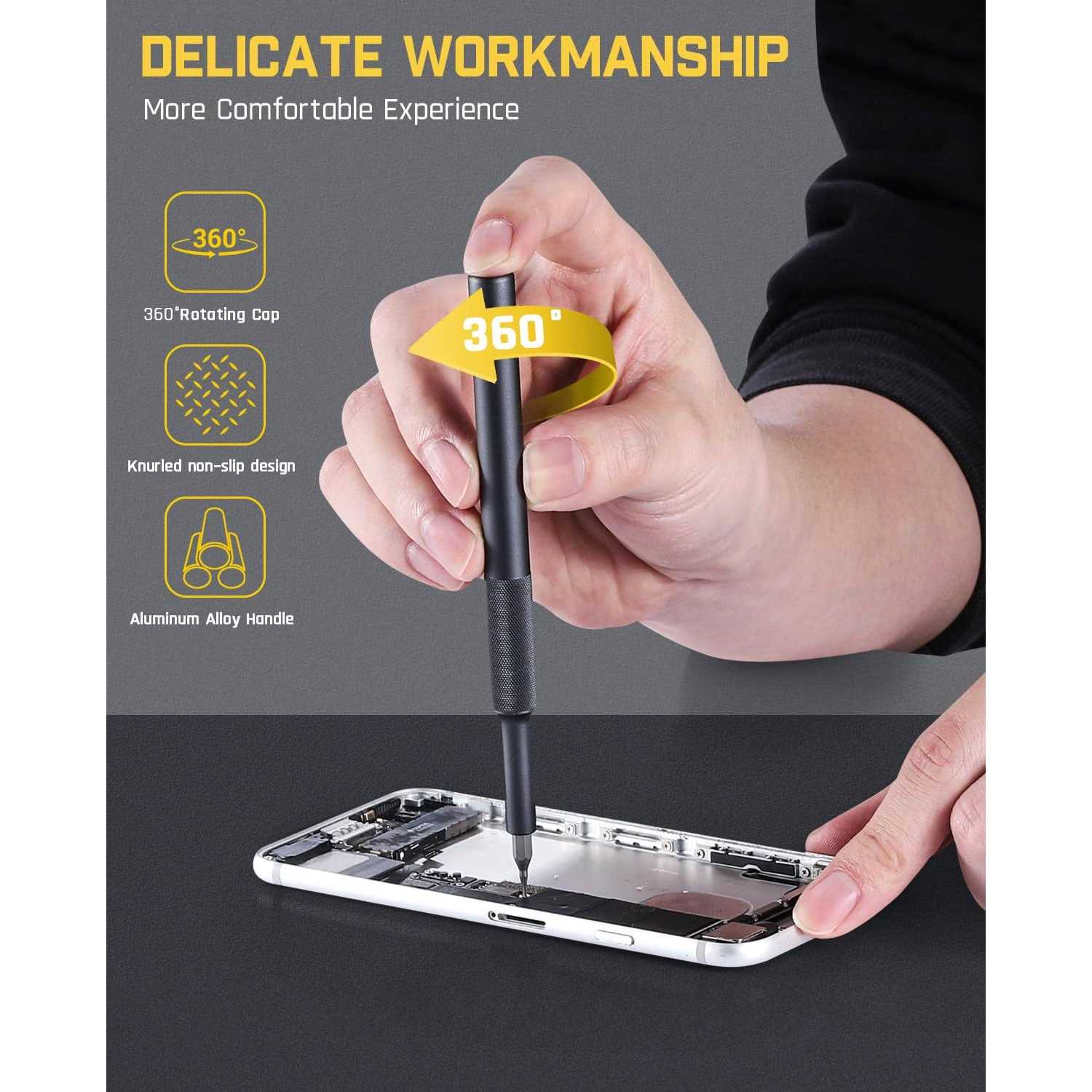 Fanttik X5 Max Manual Hand Tool Precision Screwdriver Set 50-in-1 Magnetic Bits - Image 2