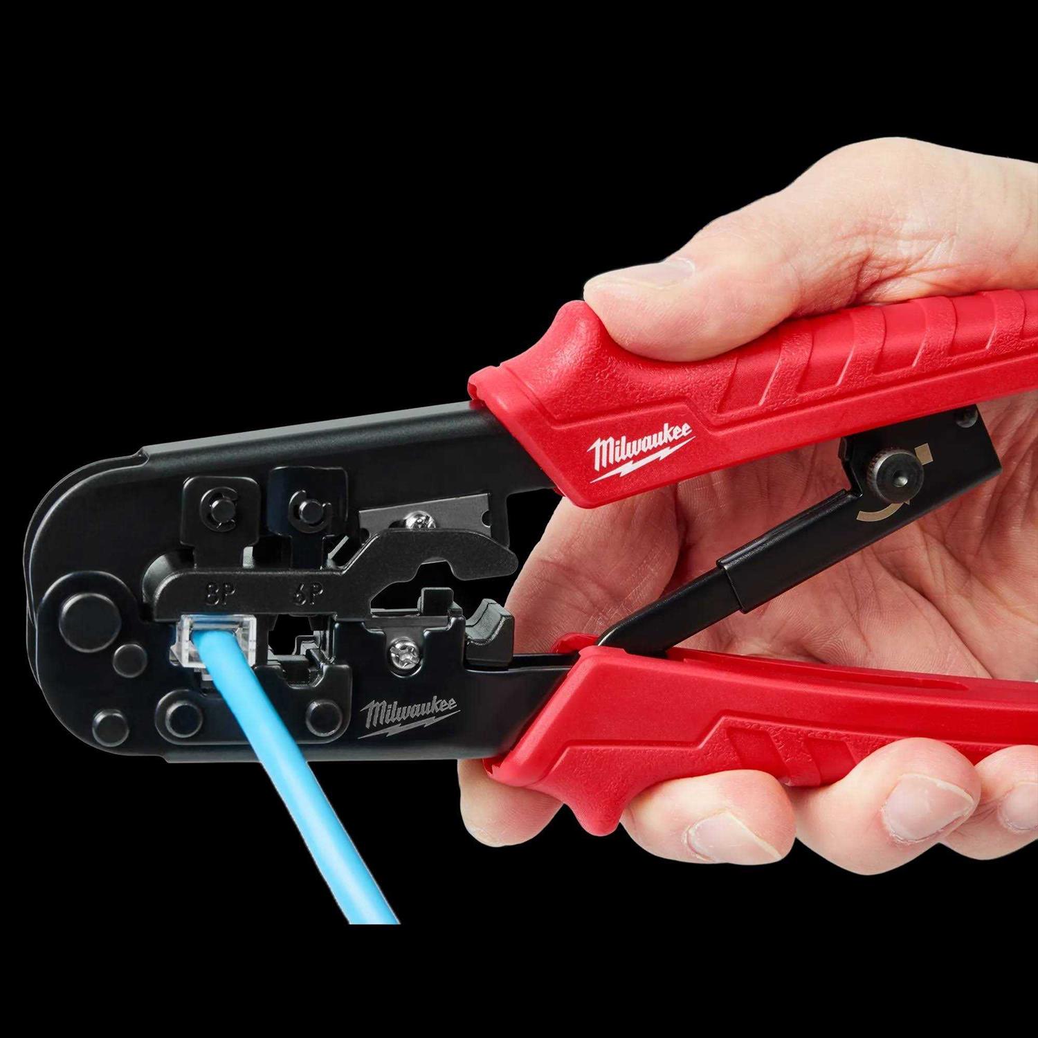 Milwaukee 48-22-3076 Ratcheting Modular Crimper & Stripper - Image 4