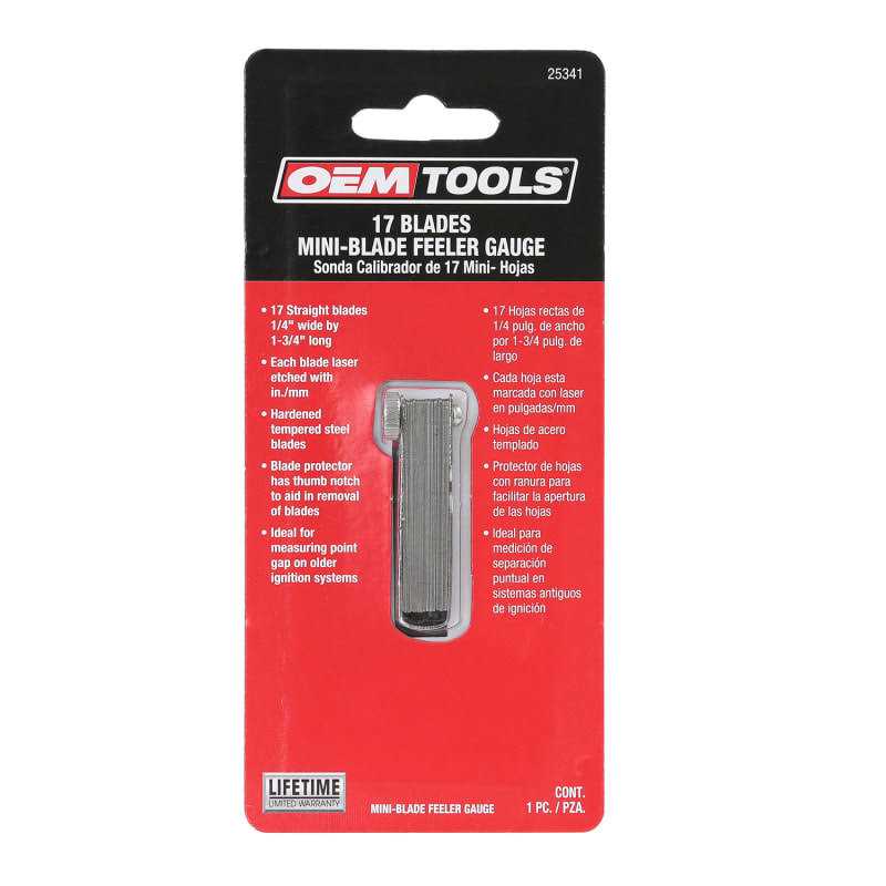 OEMTOOLS 25341 17 Mini-Blade Ignition Feeler Gauge - Image 4