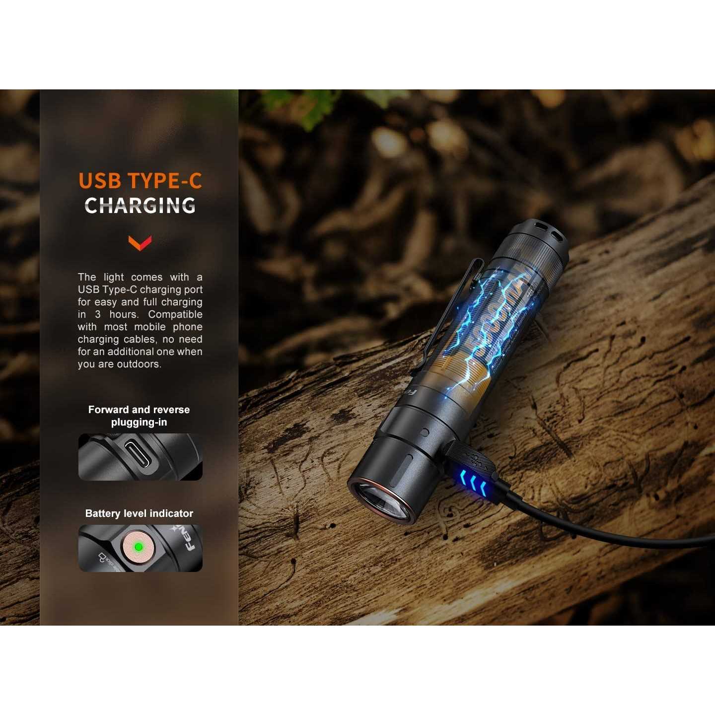 Fenix E35R Rechargeable Flashlight - Image 3