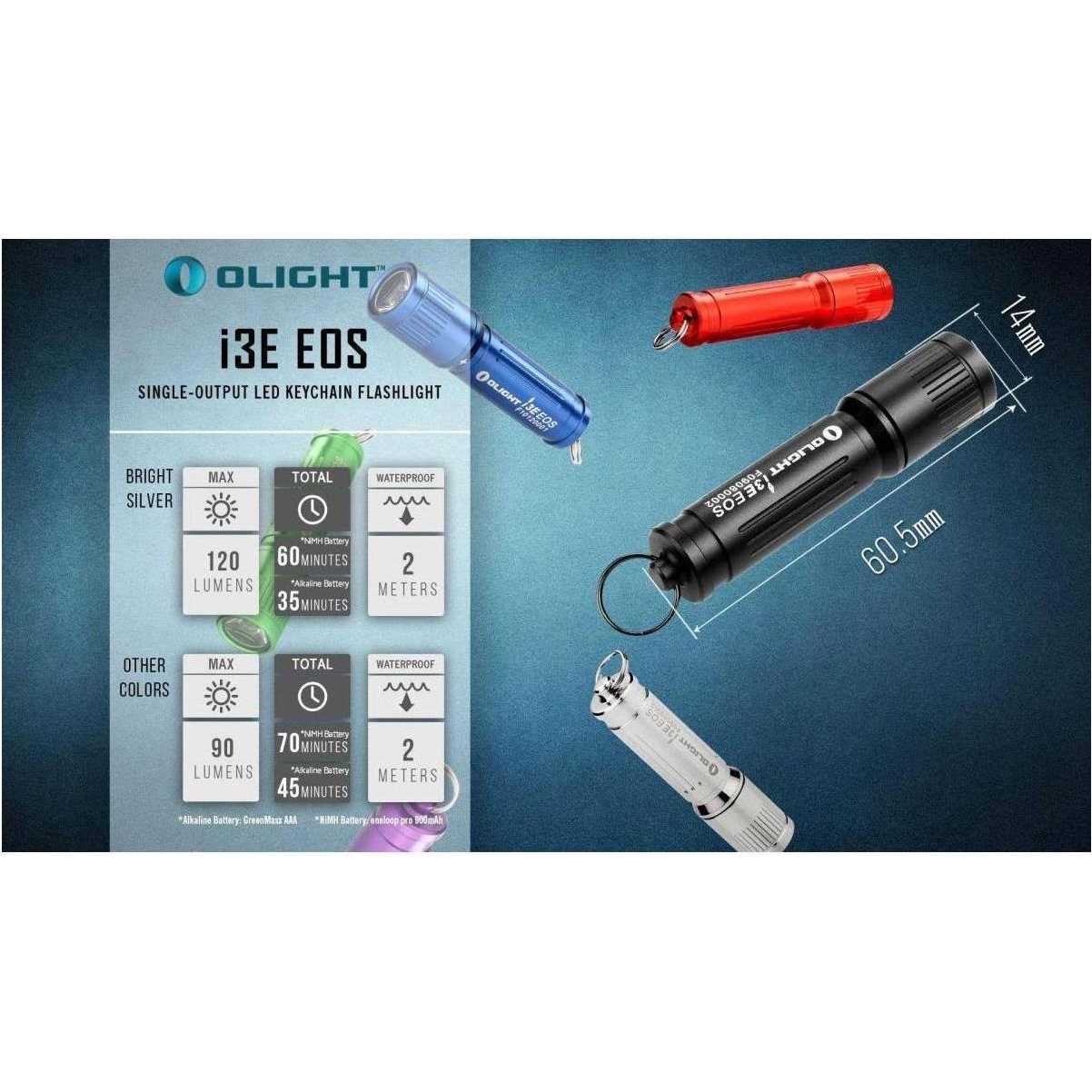 Olight i3E EOS Keychain Flashlight - Image 4