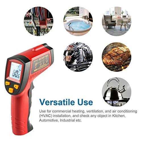 Digital Infrared Thermometer 380 No Touch Digital Laser Temperature Gun for Cooking/BBQ/Meat - Image 4