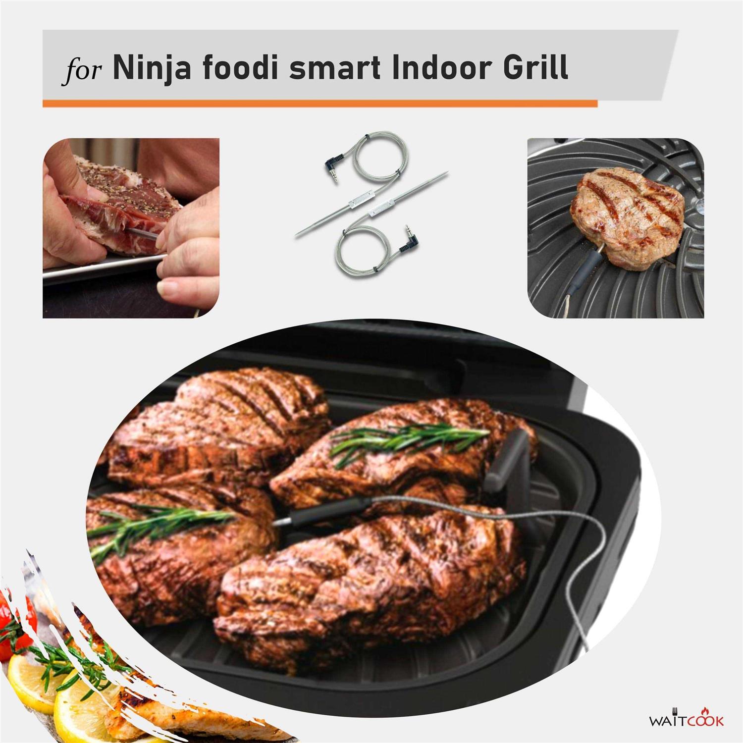 Smart Thermometer Probe for Ninja FG550/FG551 Smart XL 6-in-1 Indoor Grill with Air Fry - Image 5
