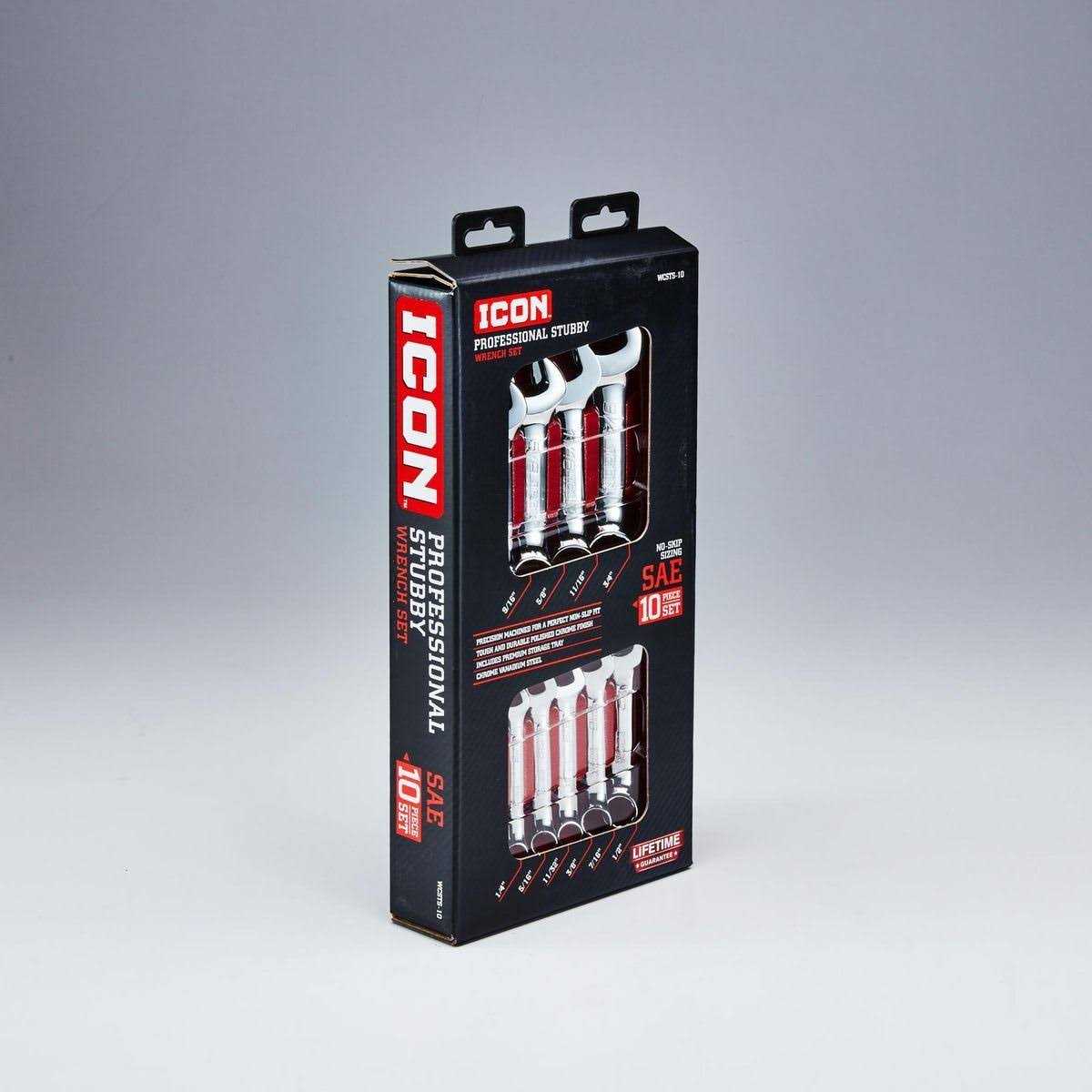 Icon Stubby Professional Combination Wrench Set 10 - Image 5