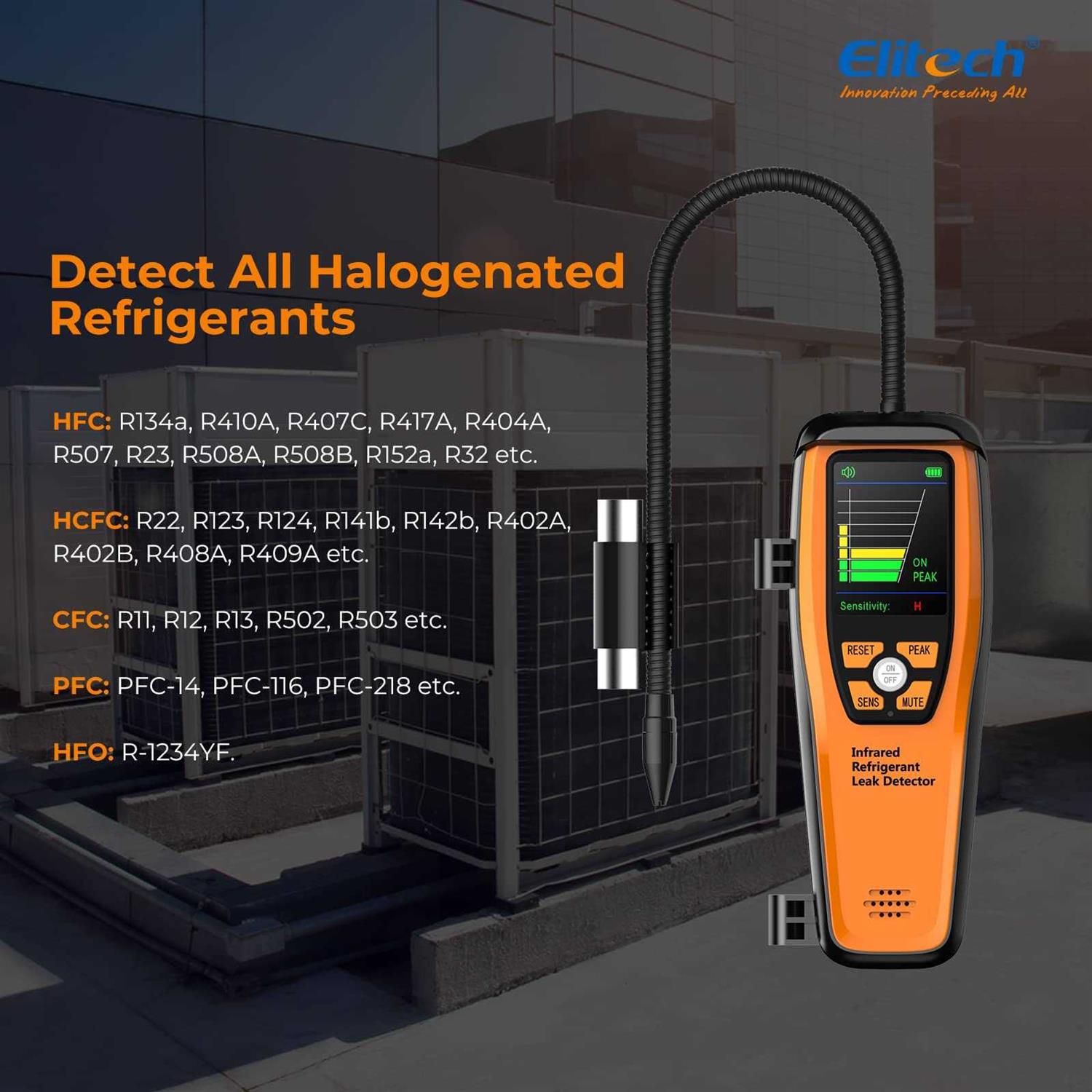 Elitech Ild-200 Infrared High Sensitivity Refrigerant Leak Detector - Image 3