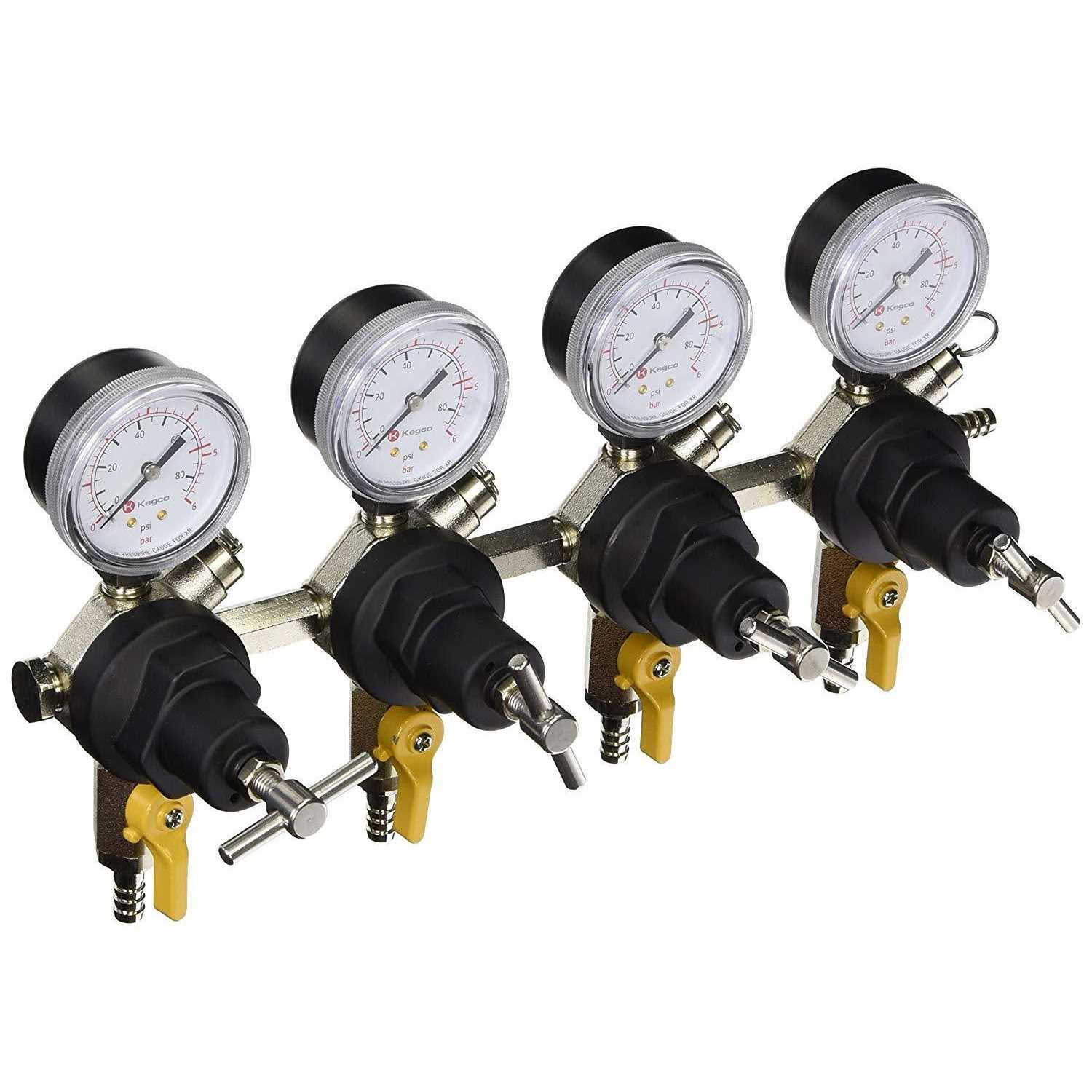 Kegco Commercial Grade Four Gauge Secondary Regulator - Image 5