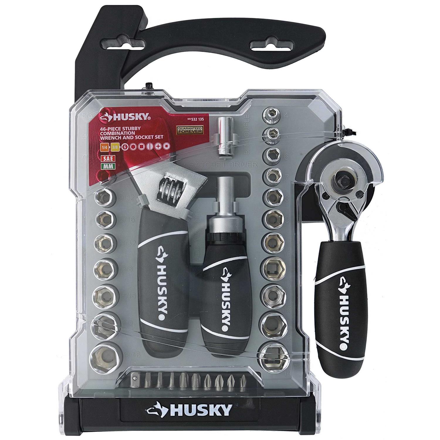 Husky H46pcsts Stubby Wrench and Socket Set - Image 5