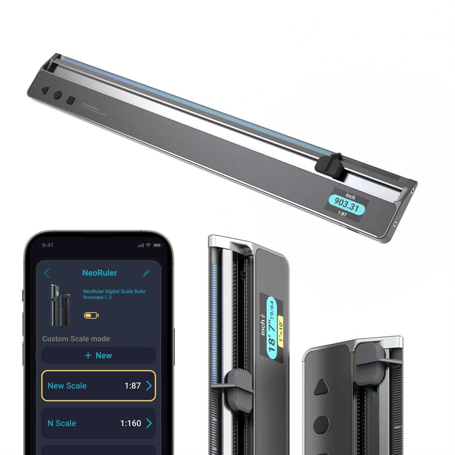 Hozo Design NeoRuler Smart Digital Ruler - Image 5