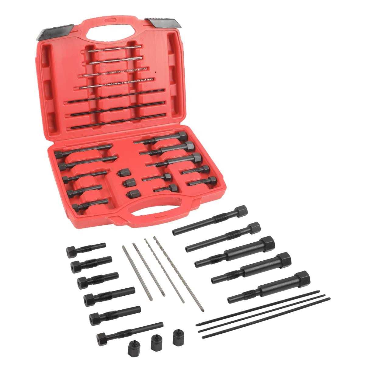 Glow Plug Removal Tool 22pcs Glow Plug Removal Tool Kit High Hardness Glow Plug Removal Tools Glow Plug Extraction Kit For M8 & M10 Glow Plug - Image 5
