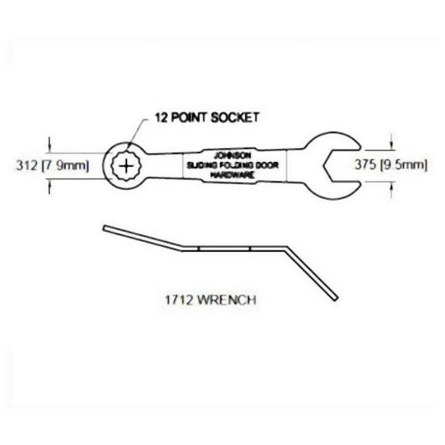 Johnson Hardware Jh1712 Universal Wrench - Image 3