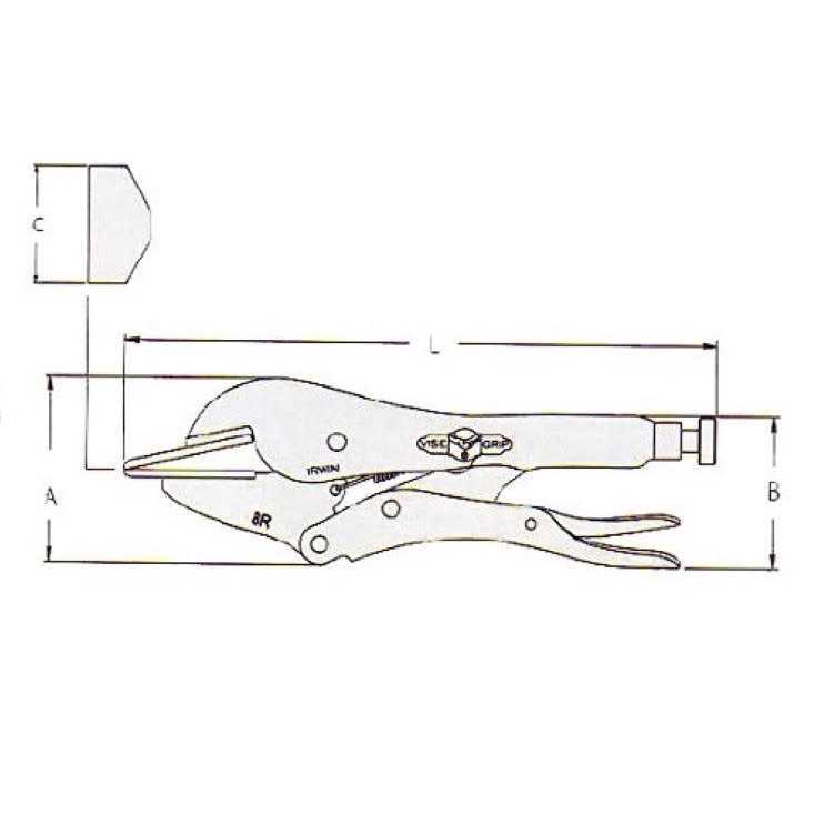 Irwin Vise Grip Locking Sheet Metal Tool - Image 3