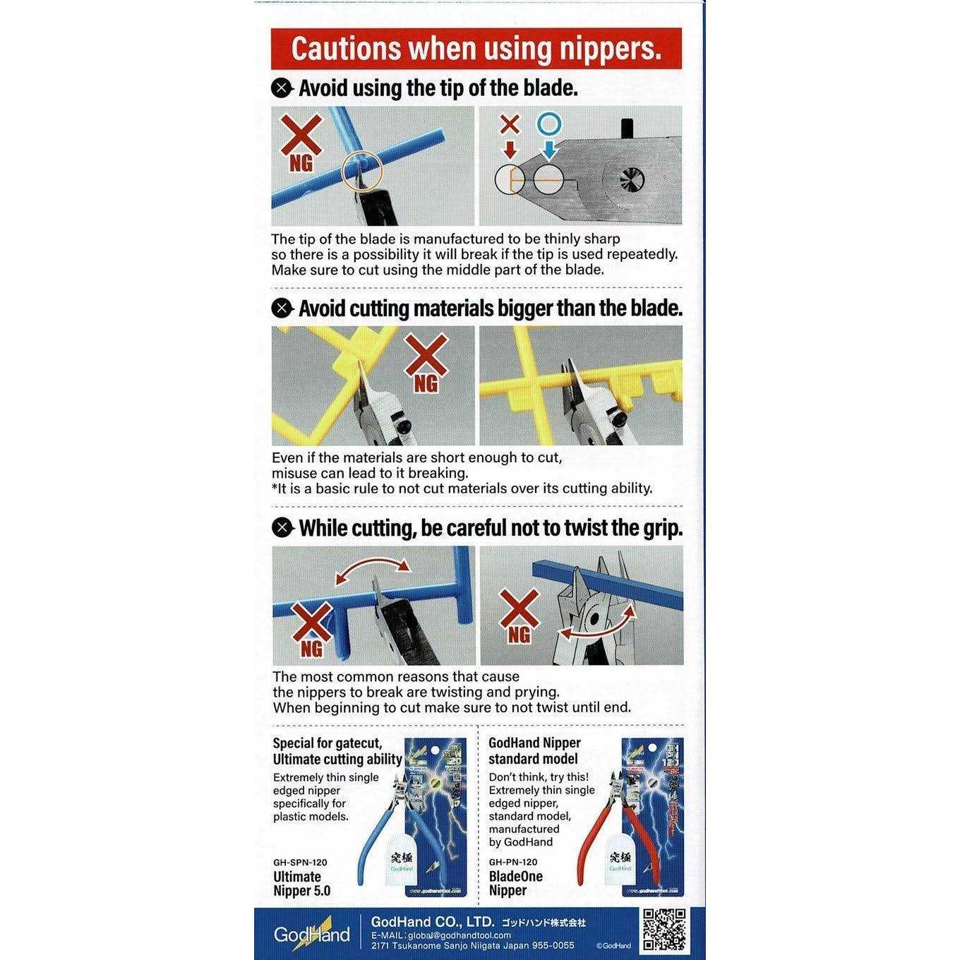 GodHand Ultimate Nipper 5.0 GH-SPN-120 - Image 4