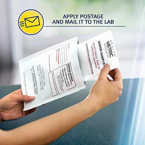 Health Metric Radon Test Kit for Home Easy to Use Charcoal Radon Gas Detector for Peace of Mind - Image 3