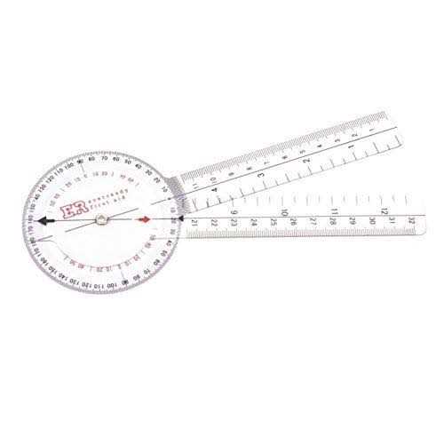 Ever Ready First Aid Plastic Goniometer 360 Degree ISOM - Image 2