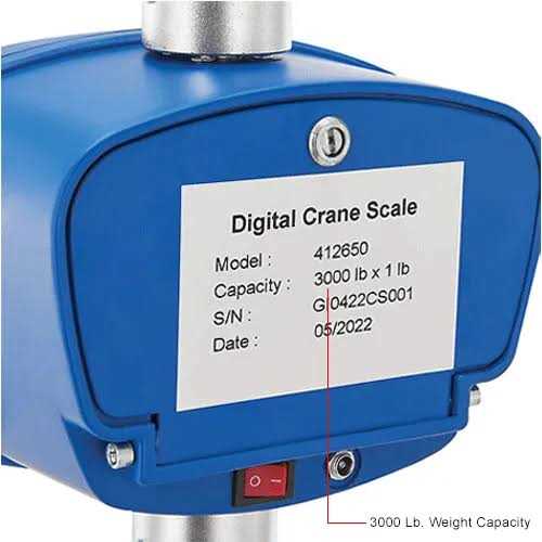 Global Industrial LED Digital Crane Scale w/ Remote - Image 3