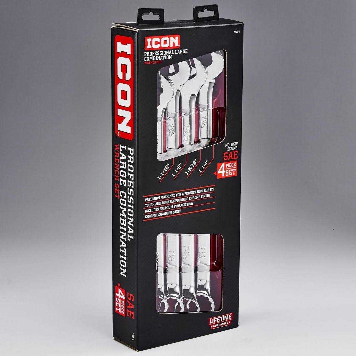 Icon Professional Large SAE Combination Wrench Set - Image 5