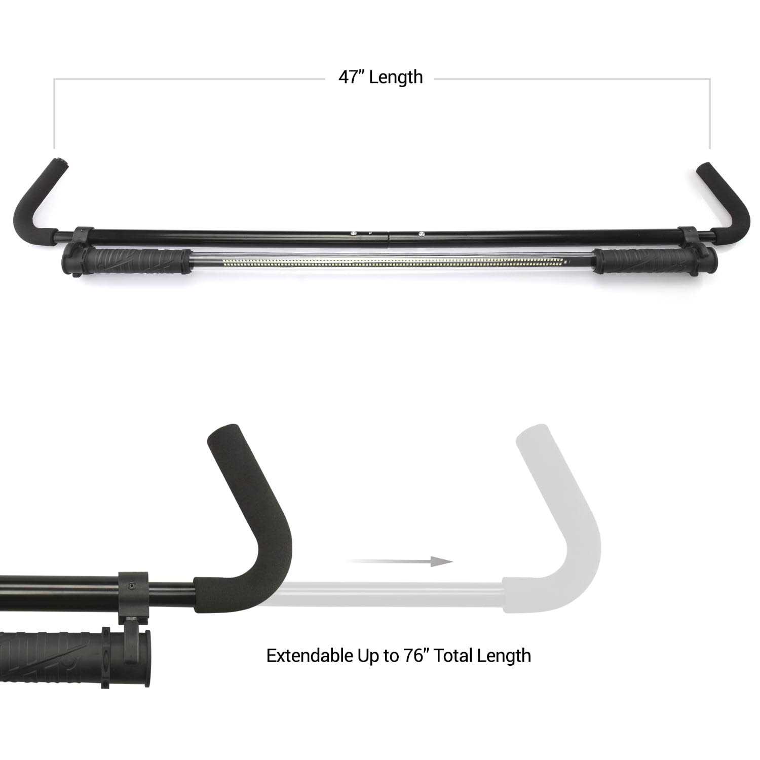 Neiko 40447A Rechargeable Cordless Underhood Work Light, 202 SMD LED Light Bar with Max 1,200 Lumens, Li-Ion Battery, and 2 Brightness Modes - Image 5